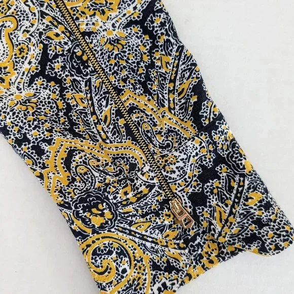 ZARA WOMAN Women's Long Sleeve Top Blouse Size M Multi-Color Print - Picture 6 of 7